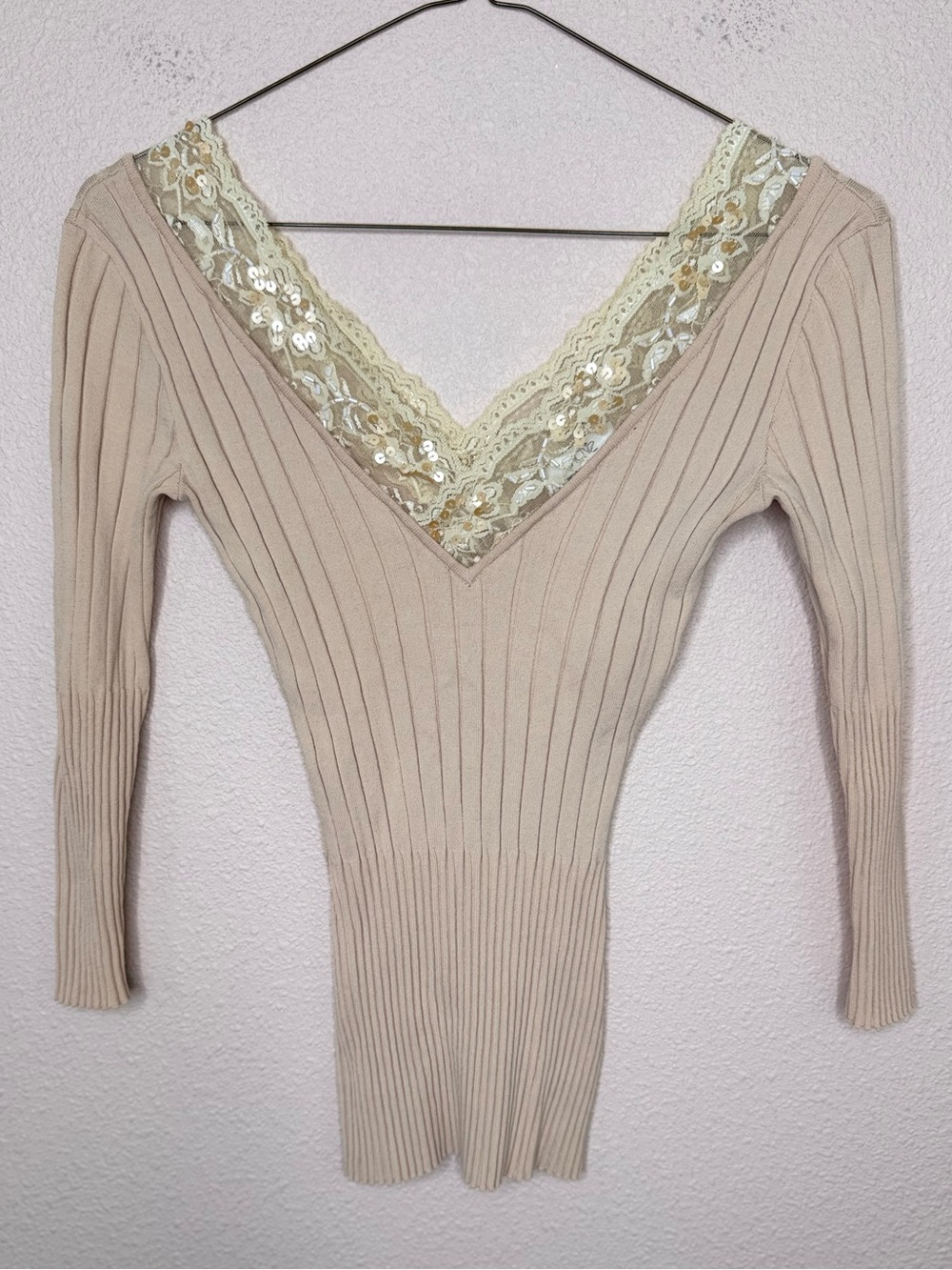 Y2k Cache sequins knit top